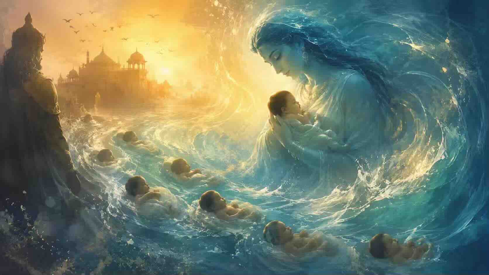 Why Did Goddess Ganga Drown Her Seven Sons? The Story of the Ashta Vasus